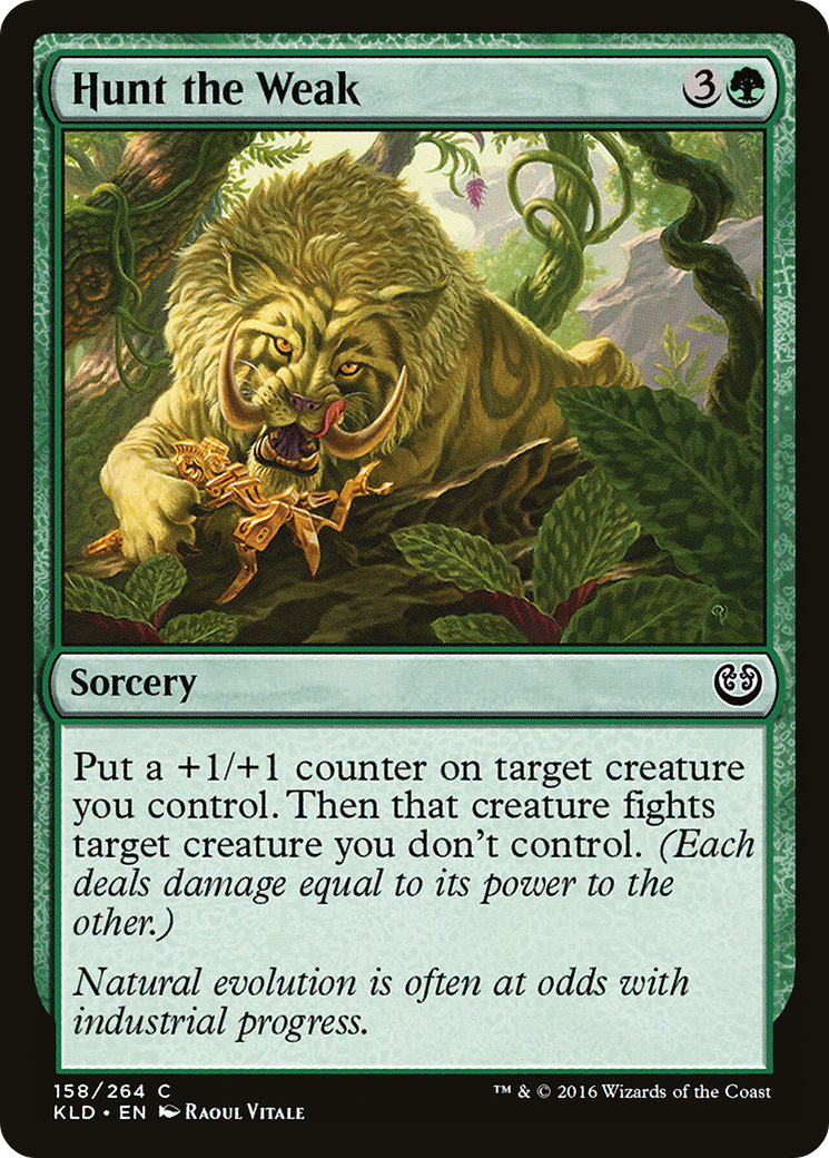 Hunt the Weak (KLD-158)  - Kaladesh