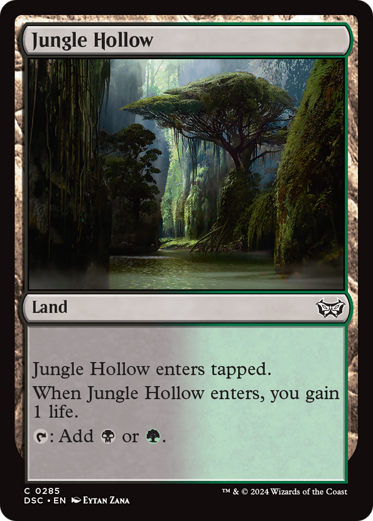 Jungle Hollow (DSC-285)  - Duskmourn: House of Horror Commander