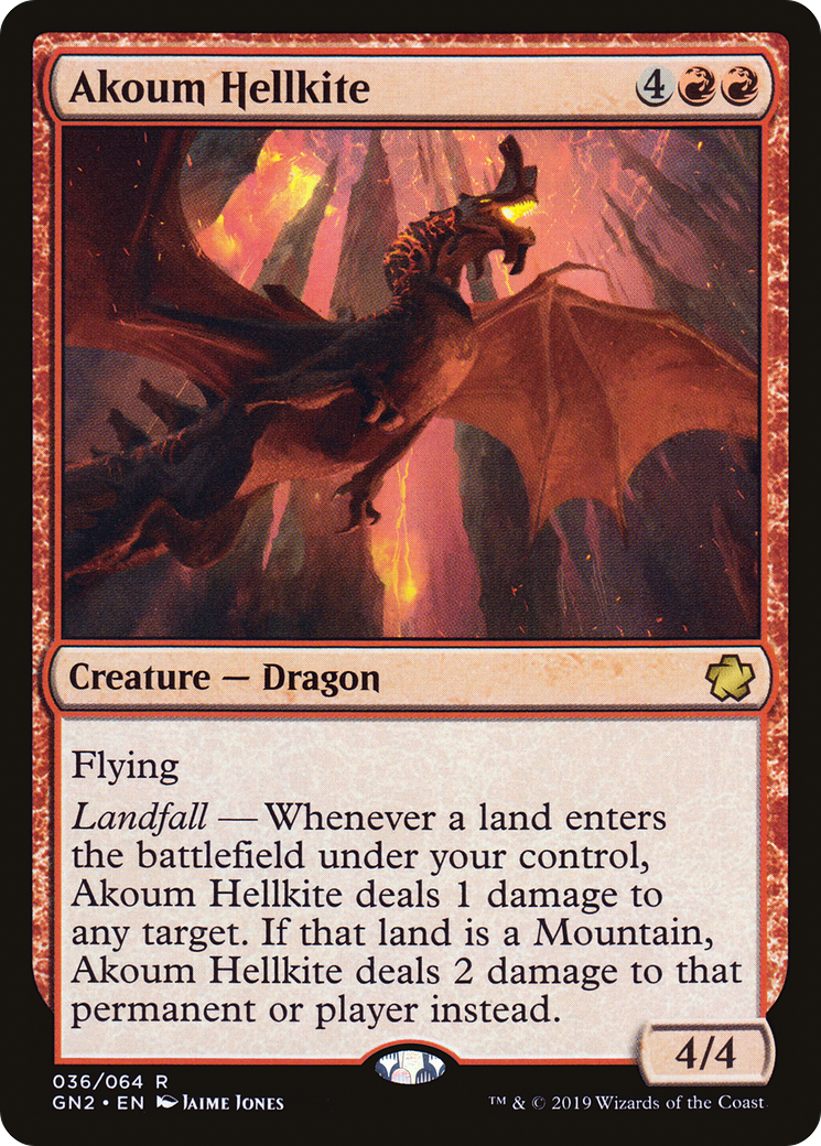 Akoum Hellkite (GN2-036)  - Game Night 2019