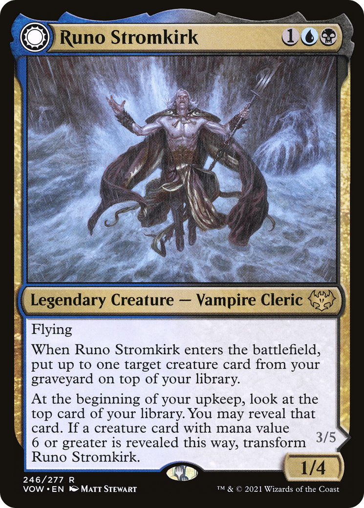 Runo Stromkirk (VOW-246)  - Innistrad: Crimson Vow: (Double Faced Transform)