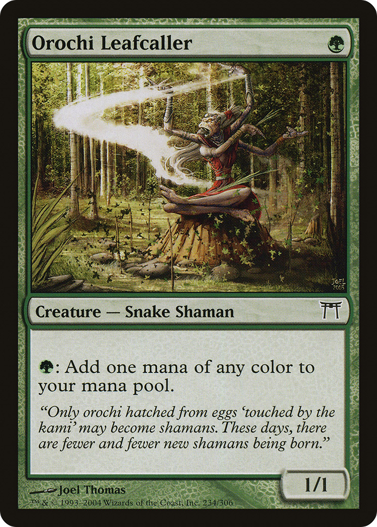 Orochi Leafcaller (CHK-234) - Champions of Kamigawa Foil