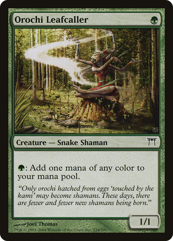 Orochi Leafcaller (CHK-234)  Foil - Champions of Kamigawa