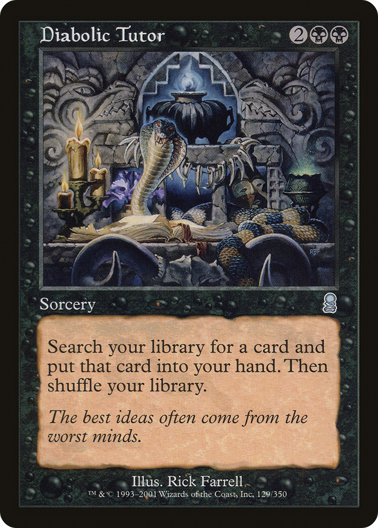 Diabolic Tutor (ODY-129)  Foil - Odyssey