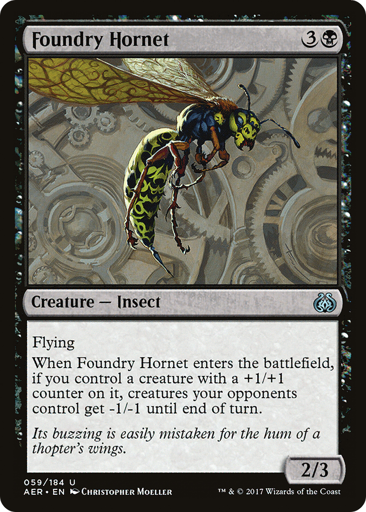 Foundry Hornet (AER-059)  Foil - Aether Revolt