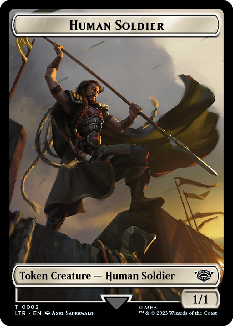 Human Soldier (TLTR-002)  - Tales of Middle-earth Tokens