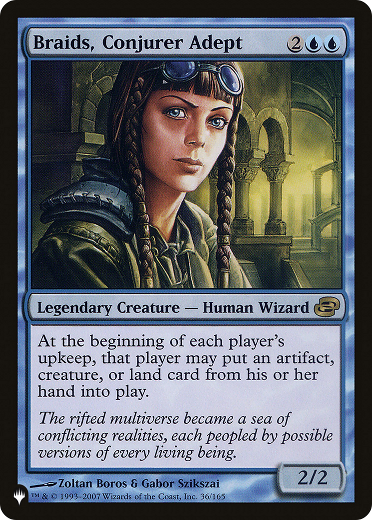 Braids, Conjurer Adept (LIST-36/165)  - The List