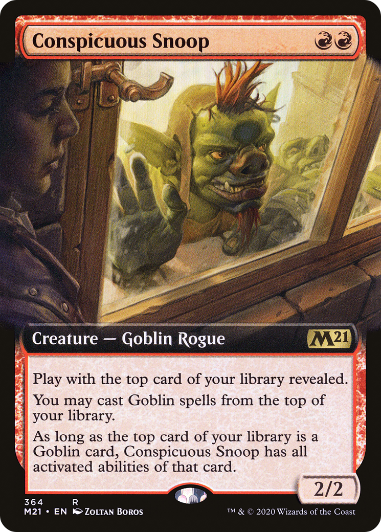 Conspicuous Snoop (Extended Art) (M21-364)  Foil - Core Set 2021: (Extended Art)