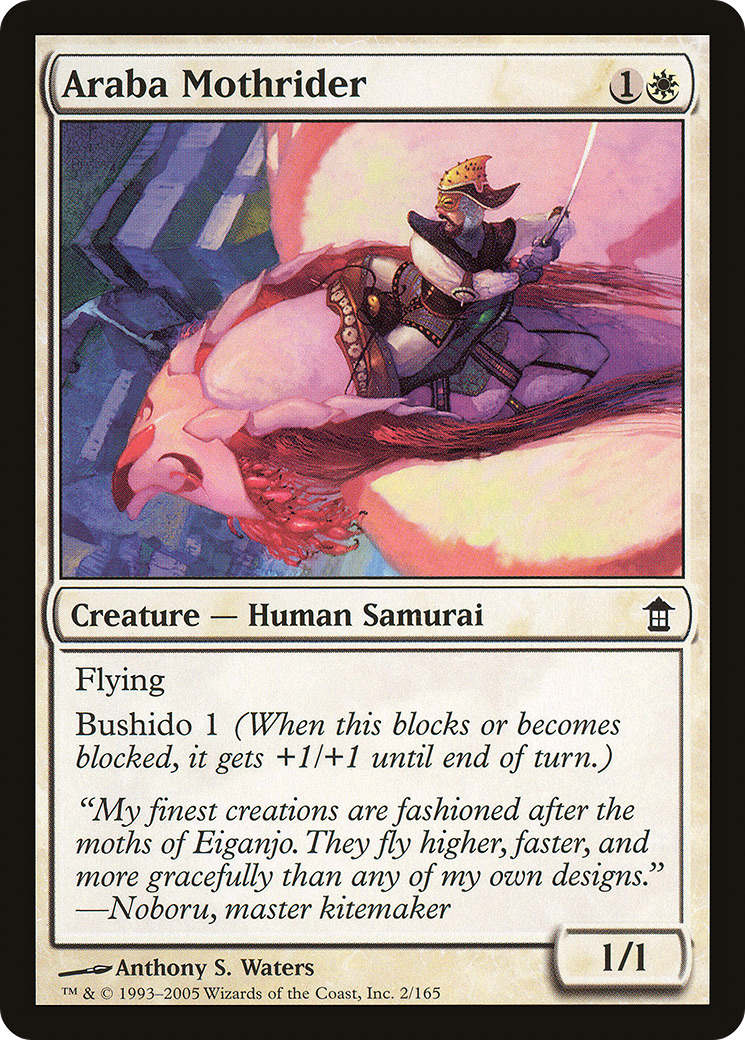 Araba Mothrider (SOK-002)  - Saviors of Kamigawa
