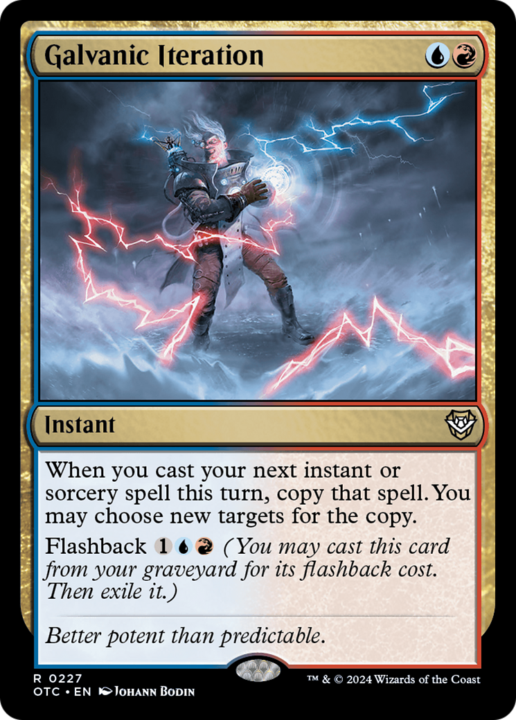 Galvanic Iteration (OTC-227)  - Outlaws of Thunder Junction Commander