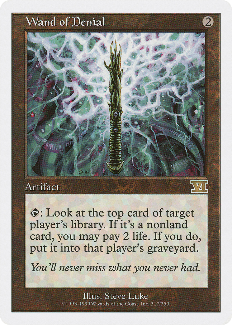 Wand of Denial (6ED-317)  - Classic Sixth Edition