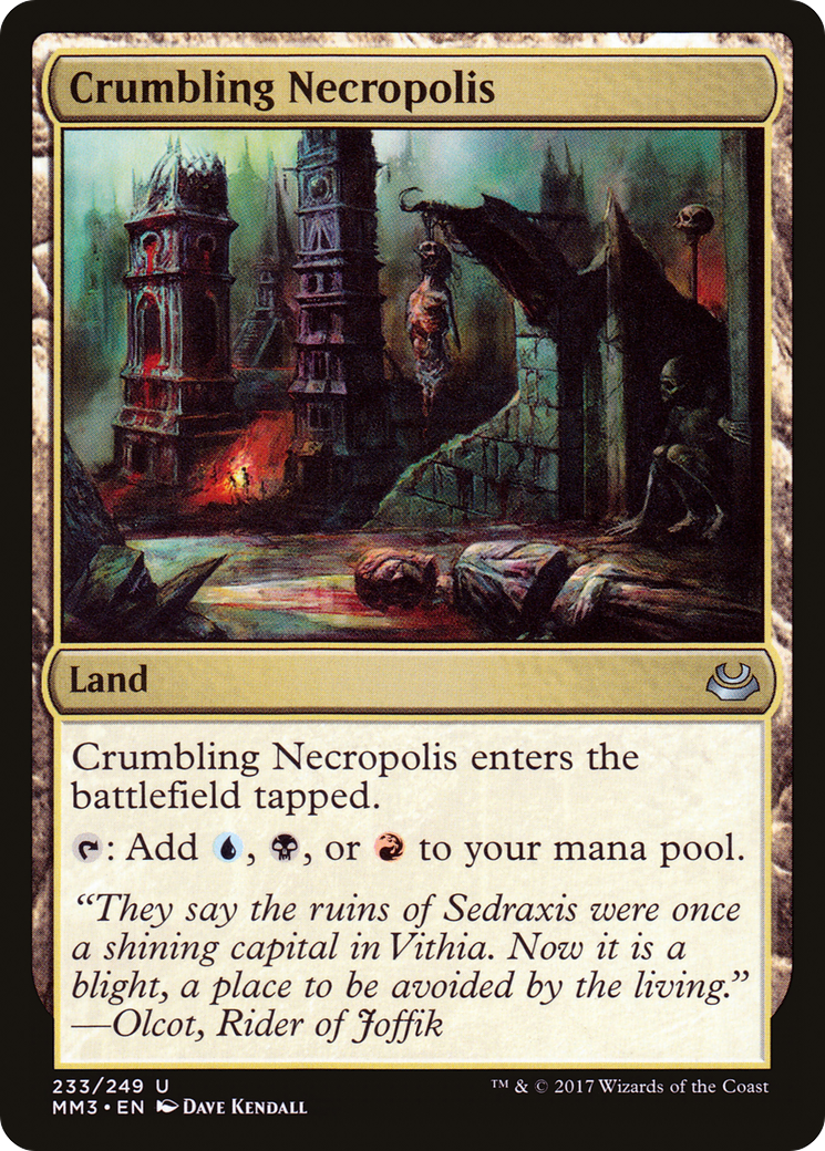 Crumbling Necropolis (MM3-233)  Foil - Modern Masters 2017