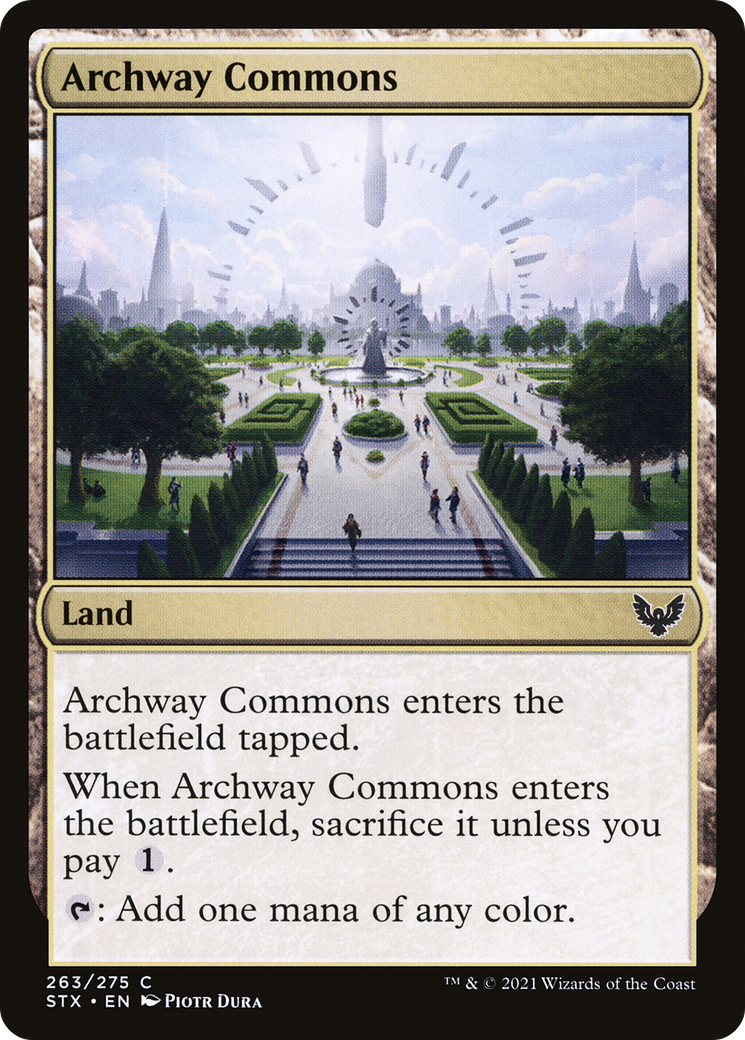 Archway Commons (STX-263)  - Strixhaven: School of Mages