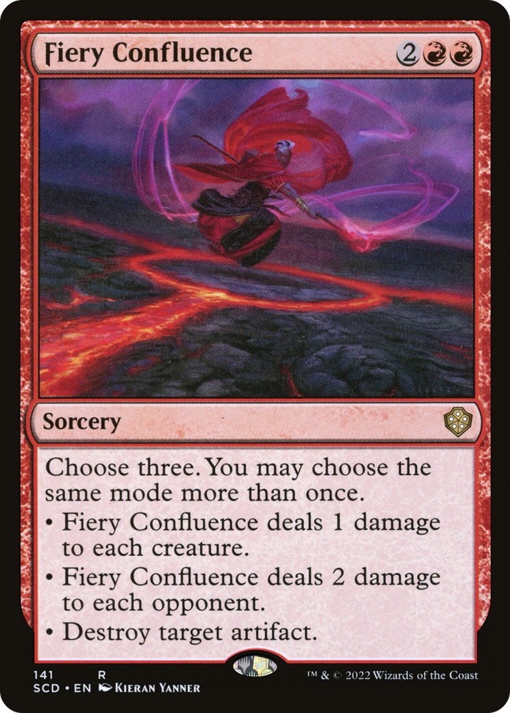 Fiery Confluence (SCD-141)  - Starter Commander Decks