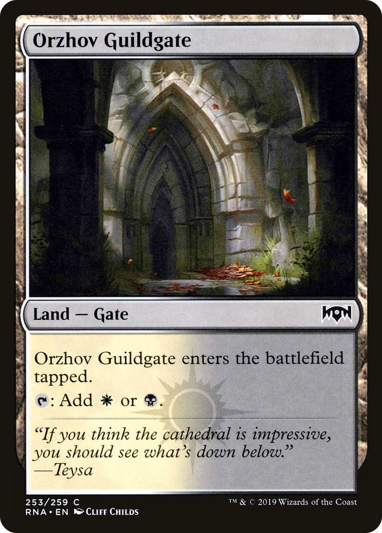 Orzhov Guildgate (253) (RNA-253)  Foil - Ravnica Allegiance