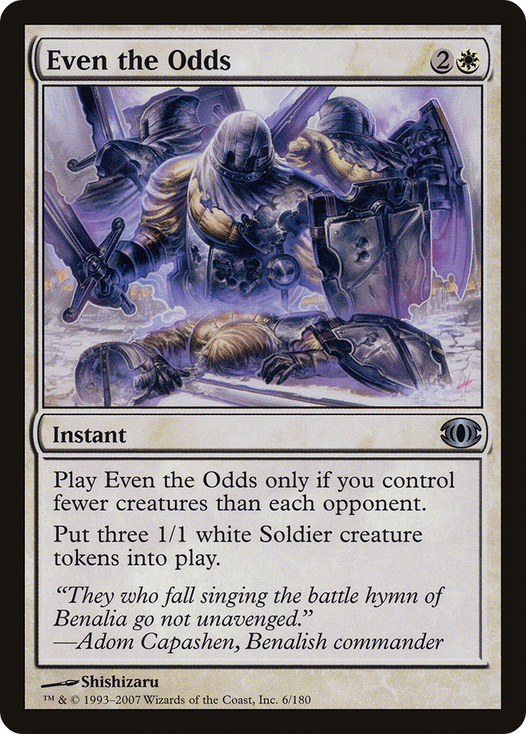 Even the Odds (FUT-006)  Foil - Future Sight