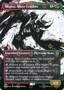 Migloz, Maze Crusher (Showcase) (Step-and-Compleat Foil) (ONE-470)  Foil - Phyrexia: All Will Be One: (Showcase) (Borderless)