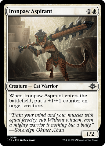 Ironpaw Aspirant (LCI-018)  - The Lost Caverns of Ixalan