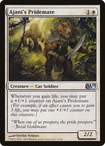 Ajani's Pridemate (M11-003)  Foil - Magic 2011