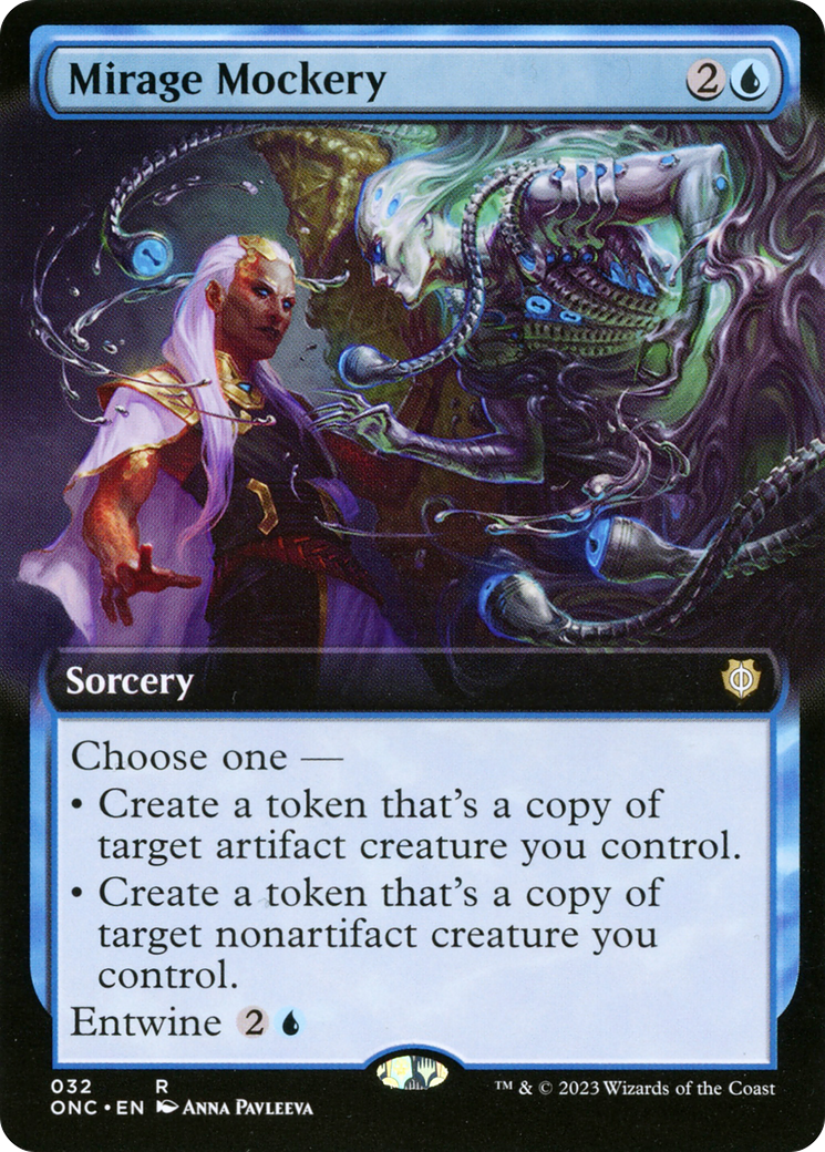 Mirage Mockery (Extended Art) (ONC-032)  - Phyrexia: All Will Be One Commander: (Extended Art)