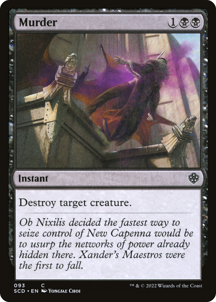 Murder (SCD-093)  - Starter Commander Decks