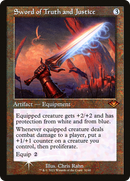 Sword of Truth and Justice (Retro Frame) (MH1-032) - Modern Horizons 1 Timeshifts Etched Foil