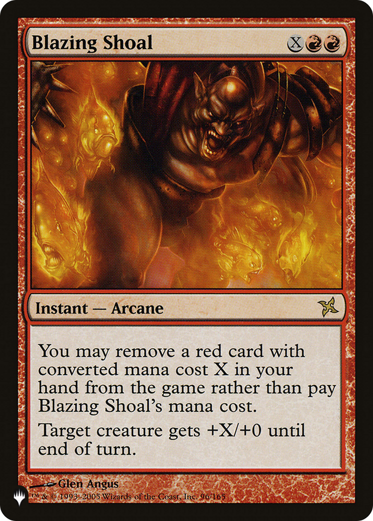 Blazing Shoal (LIST-96/165)  - The List