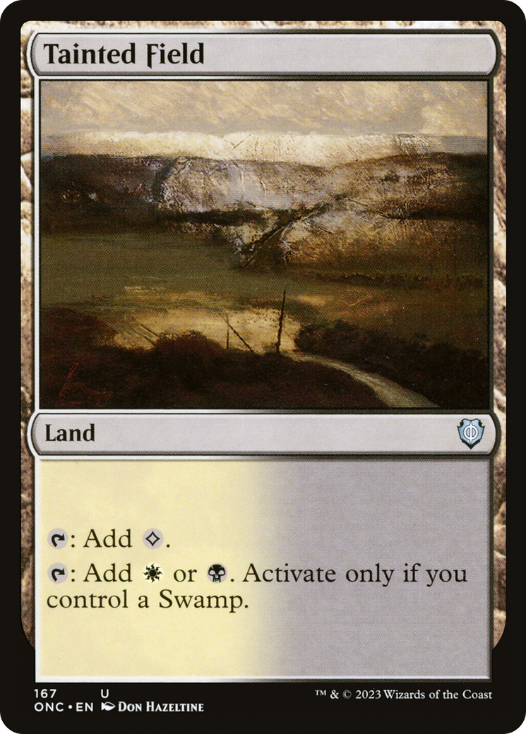 Tainted Field (ONC-167)  - Phyrexia: All Will Be One Commander