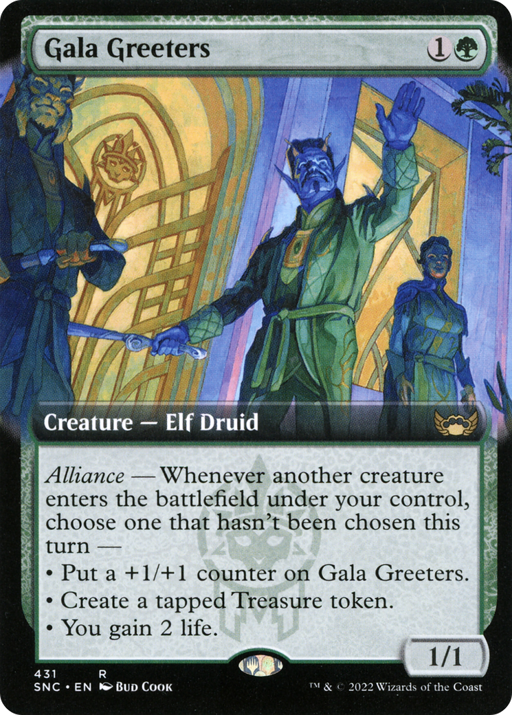 Gala Greeters (Extended Art) (SNC-431)  Foil - Streets of New Capenna: (Extended Art)
