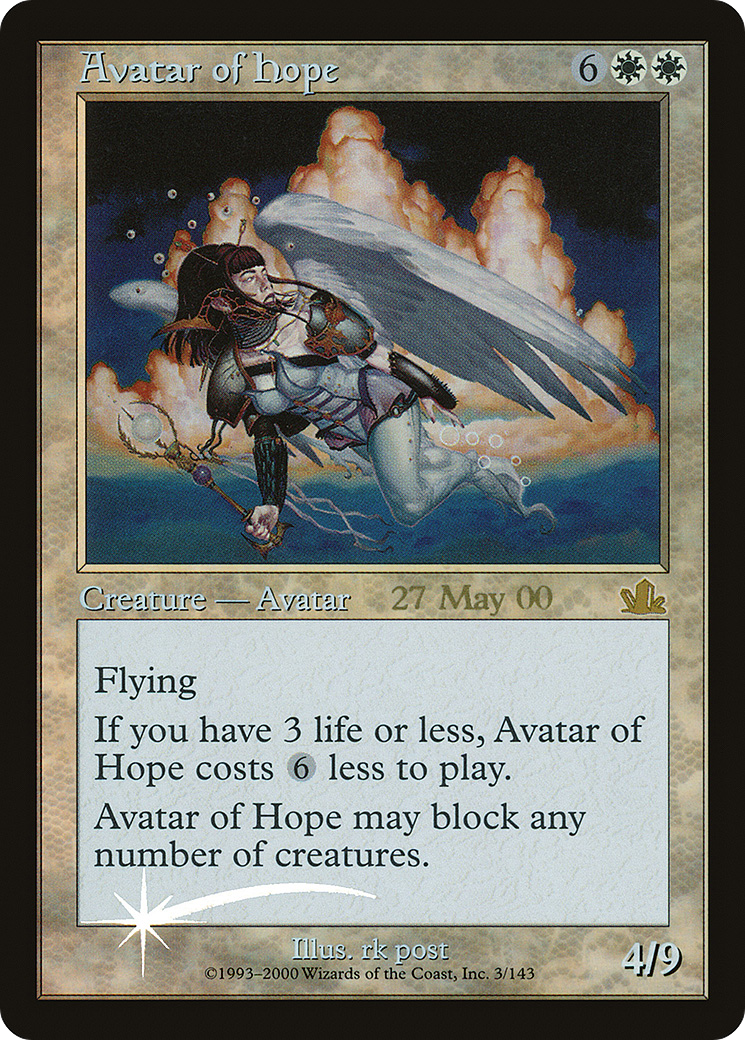 Avatar of Hope (PRE-003)  Foil - Prophecy Promos