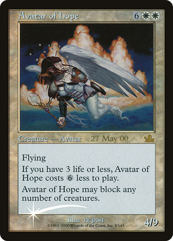 Avatar of Hope (PRE-003)  Foil - Prophecy Promos