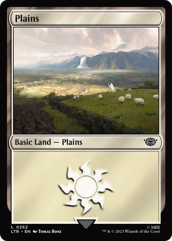 Plains (0262) (LTR-262)  Foil - The Lord of the Rings: Tales of Middle-earth