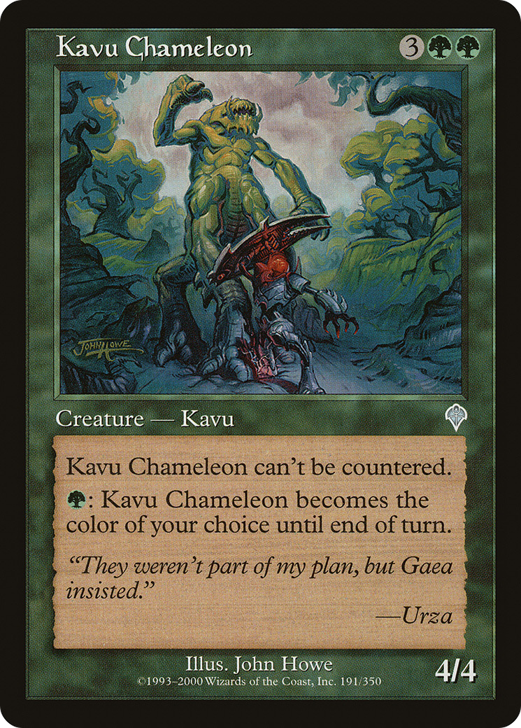 Kavu Chameleon (INV-191)  Foil - Invasion