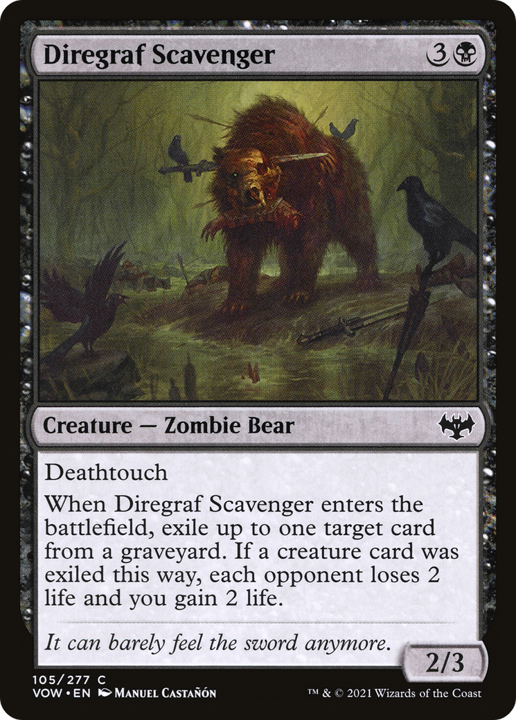 Diregraf Scavenger (VOW-105)  Foil - Innistrad: Crimson Vow