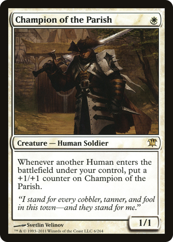 Champion of the Parish (ISD-006)  Foil - Innistrad