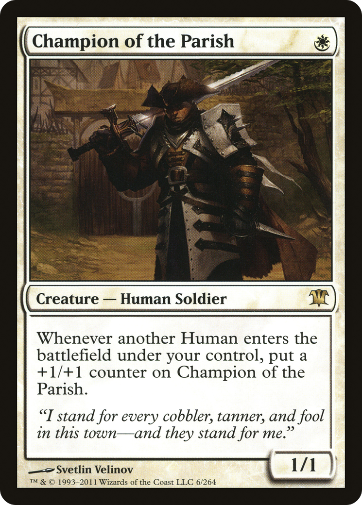 Champion of the Parish (ISD-006)  Foil - Innistrad