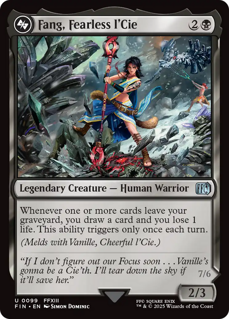 Fang, Fearless l'Cie (FIN-099)  Foil - FINAL FANTASY