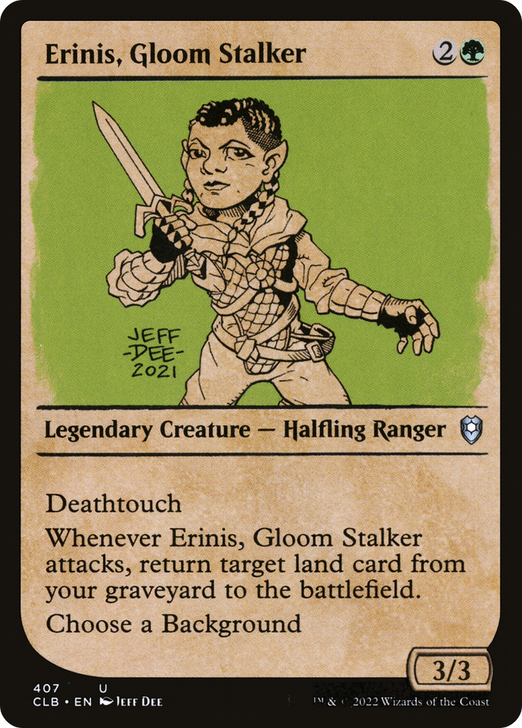 Erinis, Gloom Stalker (Showcase) (CLB-407)  - Commander Legends: Battle for Baldur's Gate: (Showcase)