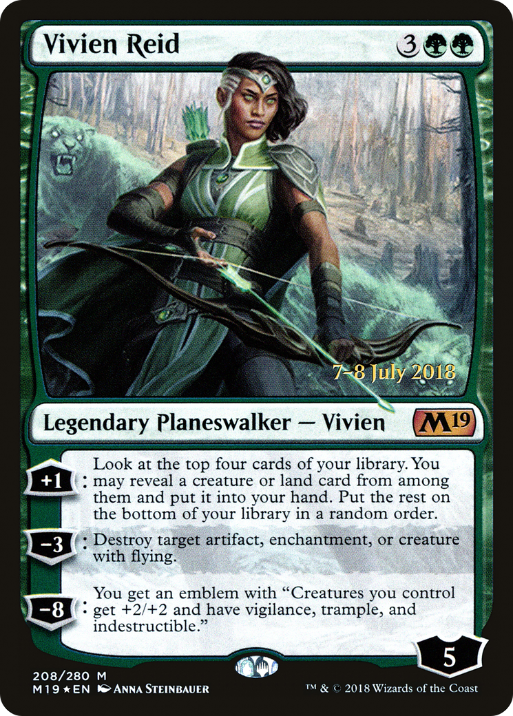 Vivien Reid (PRE-208S) - Core Set 2019 Promos Foil