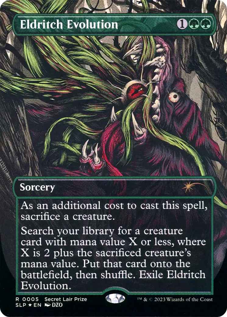 Eldritch Evolution (SLP-005)  Foil - Secret Lair Showdown (Borderless)