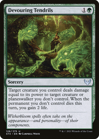 Devouring Tendrils (STX-126)  Foil - Strixhaven: School of Mages