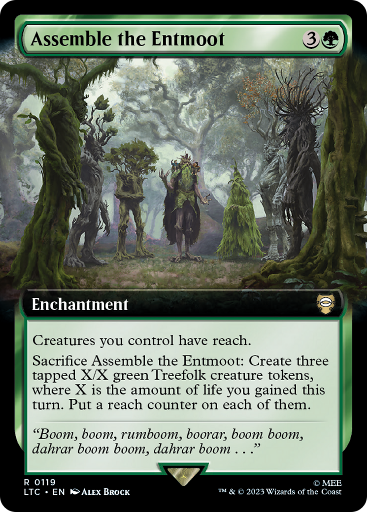 Assemble the Entmoot (Extended Art) (LTC-119)  - Tales of Middle-earth Commander: (Extended Art)