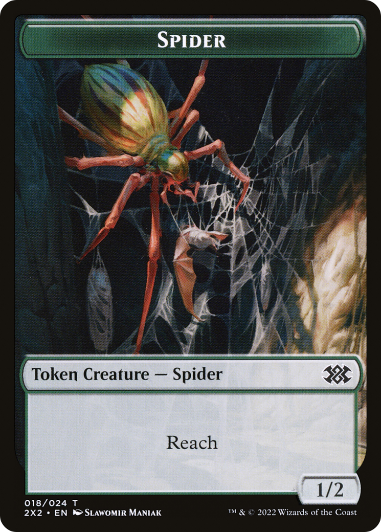 Spider (T2X2-018)  Foil - Double Masters 2022 Tokens