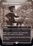 Swords to Plowshares (SLP-020) - Secret Lair Showdown (Borderless) Foil