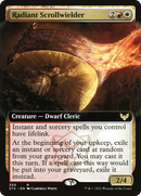 Radiant Scrollwielder (Extended Art) (STX-350)  Foil - Strixhaven: School of Mages: (Extended Art)