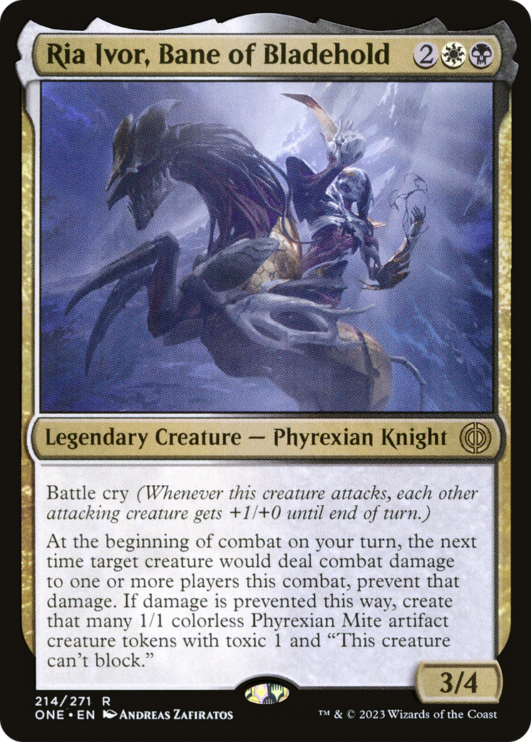 Ria Ivor, Bane of Bladehold (ONE-214)  - Phyrexia: All Will Be One