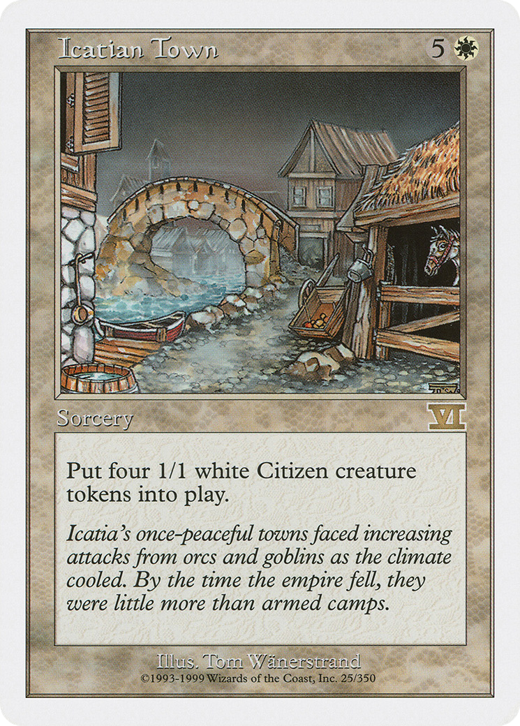 Icatian Town (6ED-025)  - Classic Sixth Edition