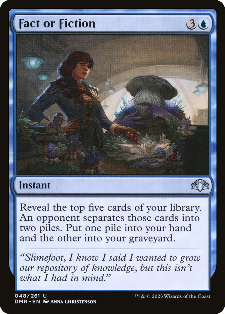 Fact or Fiction (DMR-048)  - Dominaria Remastered
