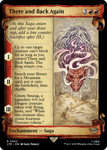 There and Back Again (Showcase Scrolls) (LTR-602)  - The Lord of the Rings: Tales of Middle-earth: (Showcase)