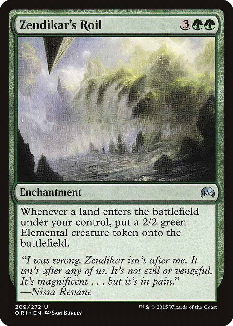 Zendikar's Roil (ORI-209)  Foil - Magic Origins