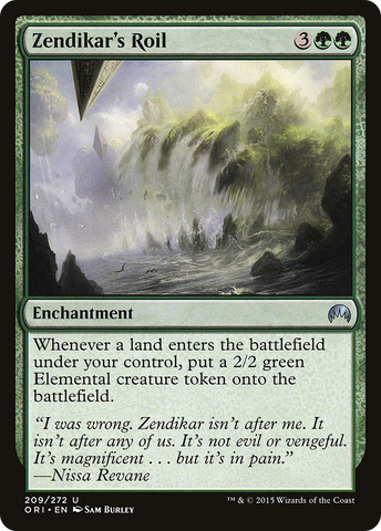 Zendikar's Roil (ORI-209)  Foil - Magic Origins